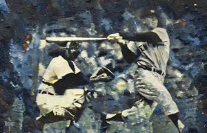 Mickey Mantle Baseball Art