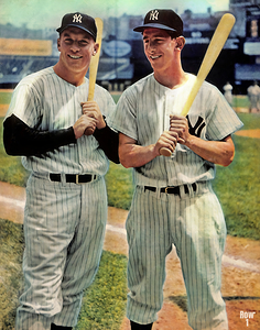 Mickey Mantle and Billy Martin Yankees Photo