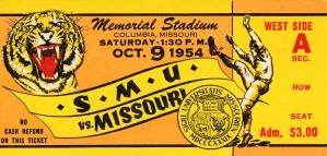 missouri tigers football ticket stub wall art ticket stub metal signs