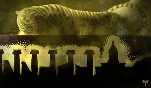 Missouri Tiger Campus Dream Art
