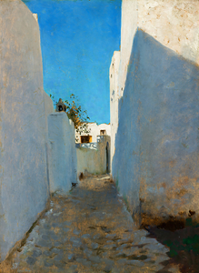 moroccan street scene sargent