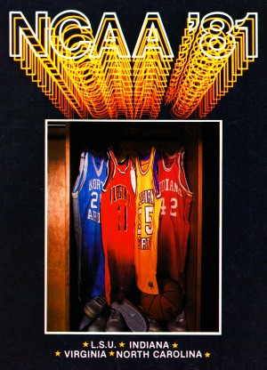 ncaa basketball art indiana north carolina jersey lsu virginia retro college sports poster
