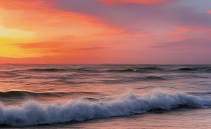 ocean waves crashing