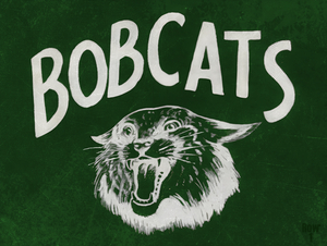 Ohio Bobcats Vintage Art