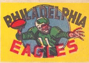 philadelphia eagles vintage quarterback football art