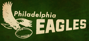 Philadelphia Eagles Vintage Wood print