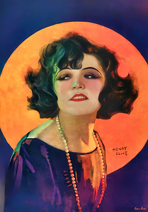 Pola Negri Film Actress Art by Henry Clive