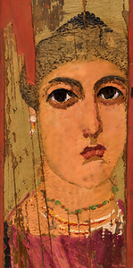 portrait of a woman egyptian second century
