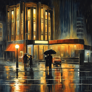 Rainy Night in Dallas