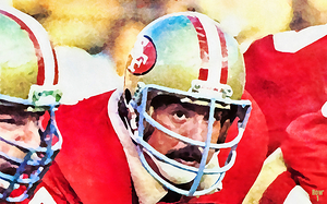 San Francisco 49ers Football Sideline Art
