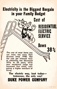reddy kilowatt 1961 duke power company ad