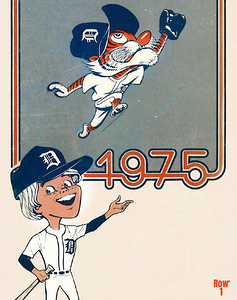 1975 Detroit Tigers Art Remix