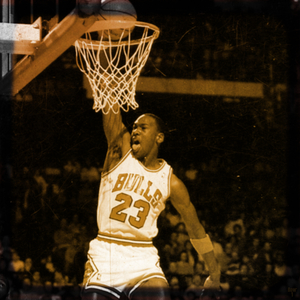Retro Michael Jordan Basketball Art