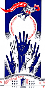 Retro Arizona Wildcats Basketball Art