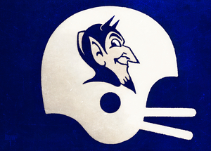Throwback Duke Football Helmet Art