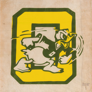 Retro Eighties Oregon Duck Art