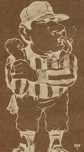 retro football official art 