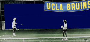 Retro Seventies UCLA Bruins Tennis Art