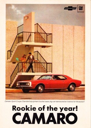 1967 Chevy Camaro Advertisement