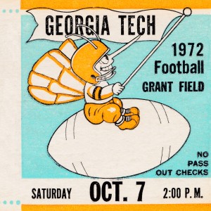 row one ticket squares georgia tech tickets 1972