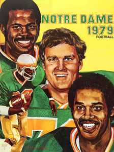 1979 Notre Dame Football Remix Art