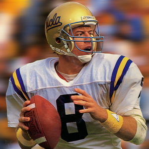 Troy Aikman UCLA 3D Football Art