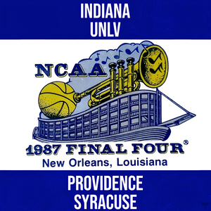 1987 NCAA Final Four Basketball Art
