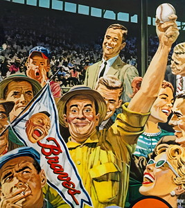 Vintage Milwaukee Braves Baseball Art