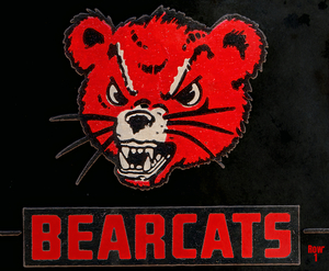 Throwback Cincinnati Bearcat Mascot Art