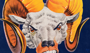 Vintage LA Rams Art