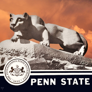  1963 Nittany Lion Shrine Remix Art
