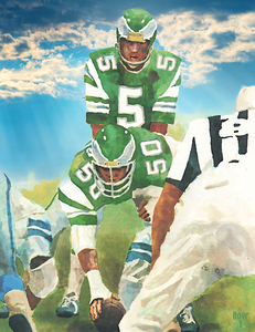 Philadelphia Eagles QB Snap Remix Art