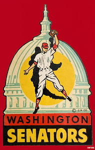 Vintage Washington Senators Art