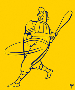 Seventies Milwaukee Brewers Baseball Art