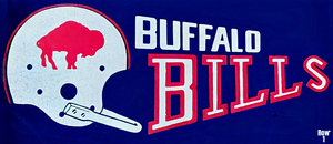 Sixties Buffalo Bills Wall Art