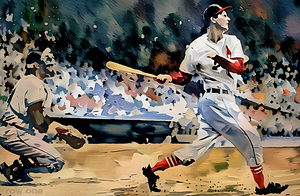 Stan Musial At Bat