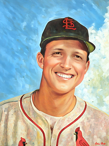 stan musial cardinals painting