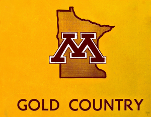 Throwback Seventies Minnesota Gold Country Art