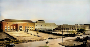 Vintage Gallagher Hall and Lewis Field Art