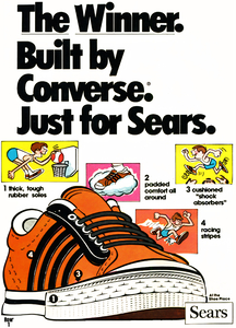 1974 Converse Winner Sears Shoe Ad