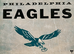 Philadelphia Eagles Throwback Art