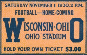 ticket stub metal sign osu buckeyes football vintage tickets wood prints