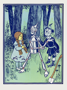 tin woodsman scarecrow dorothy wizard of oz