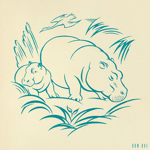 two hippos 1934