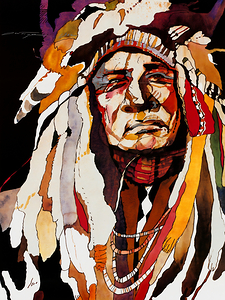 two moons sari staggs native american art