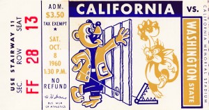 1960 Washington State vs. California