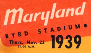 university maryland football art