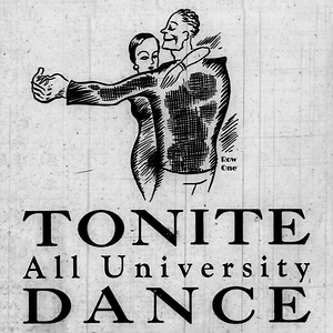university dance tonite row one art