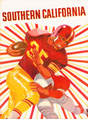 Vintage Southern California Football Art