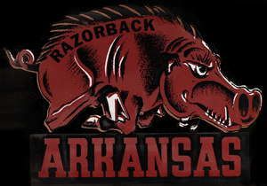 Vintage Arkansas Razorback Art